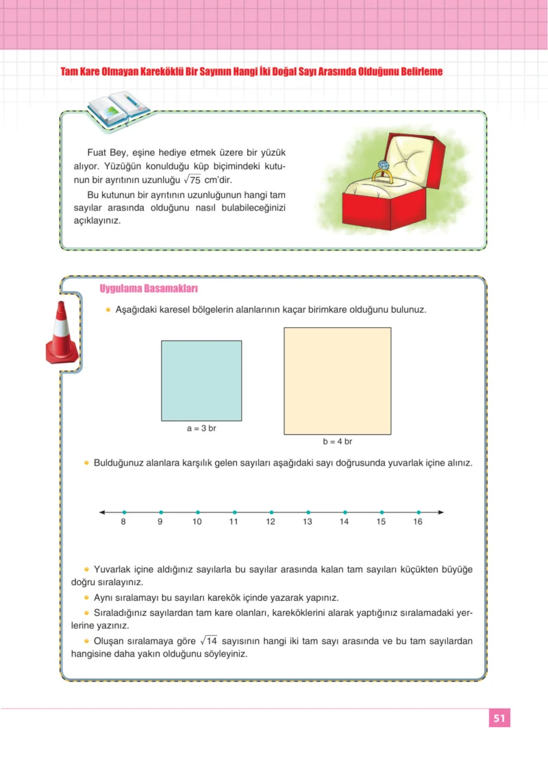 8. Sınıf Matematik Ders Kitabı Cevapları Koza Yayınları Sayfa 51