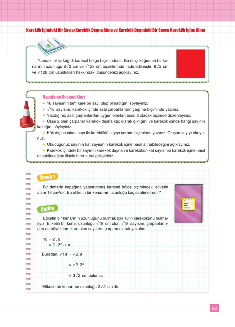 8. Sınıf Matematik Ders Kitabı Cevapları Koza Yayınları Sayfa 53