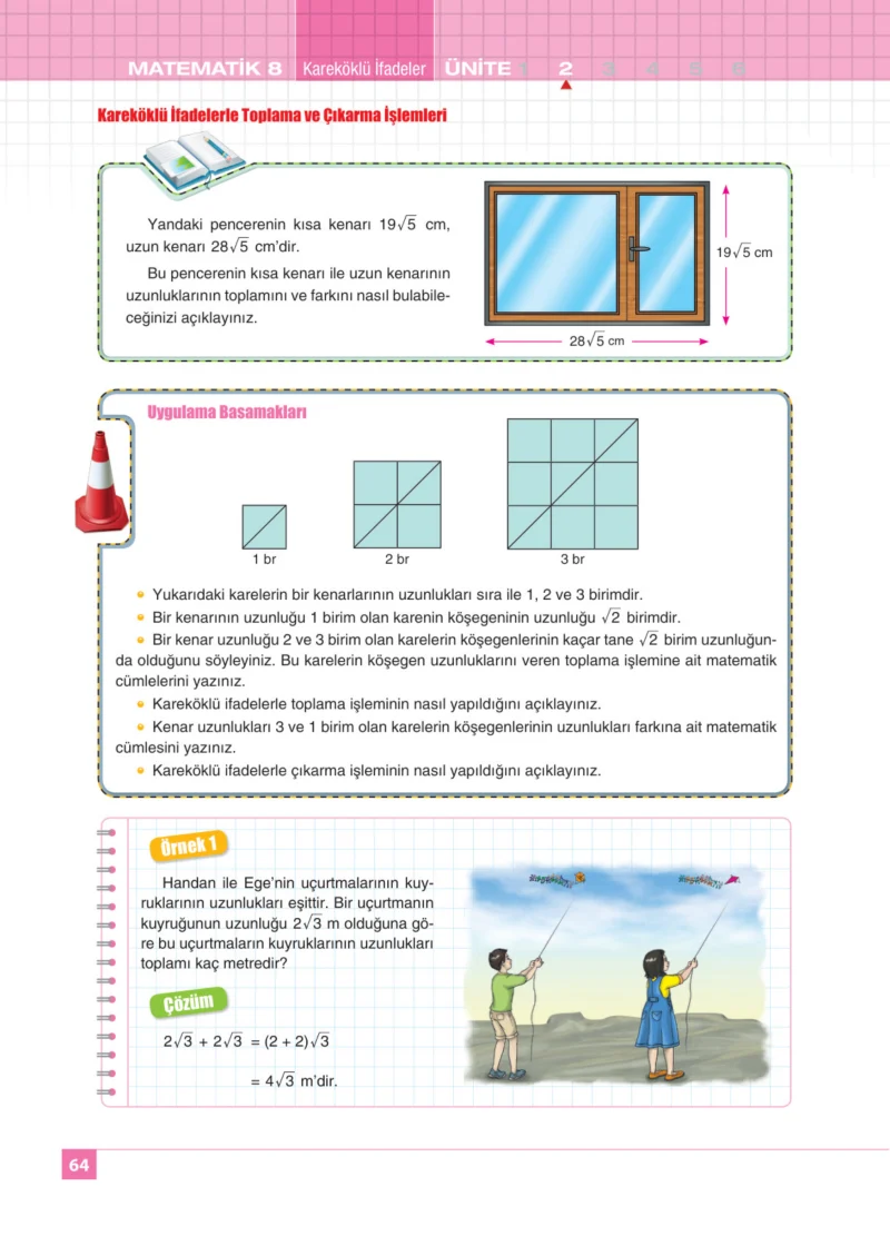 8. Sınıf Matematik Ders Kitabı Cevapları Koza Yayınları Sayfa 64