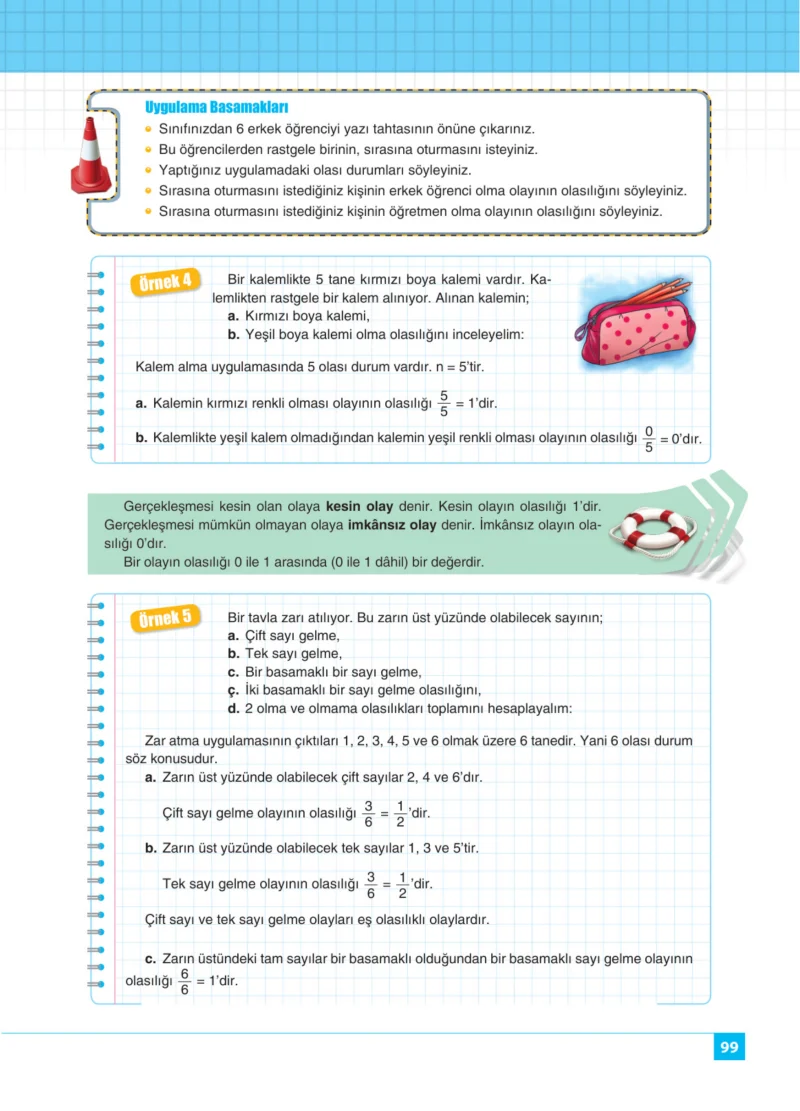 8. Sınıf Matematik Ders Kitabı Cevapları Koza Yayınları Sayfa 99