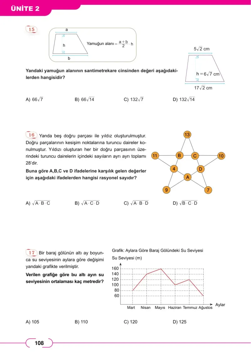 8. Sınıf Matematik Ders Kitabı Cevapları Meb Yayınları Sayfa 108