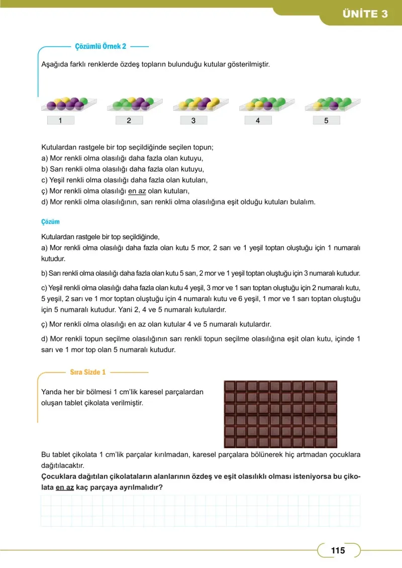 8. Sınıf Matematik Ders Kitabı Cevapları Meb Yayınları Sayfa 115