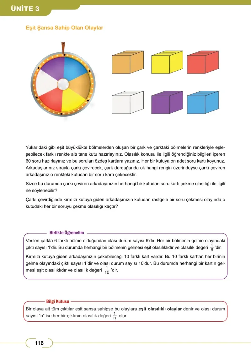 8. Sınıf Matematik Ders Kitabı Cevapları Meb Yayınları Sayfa 116