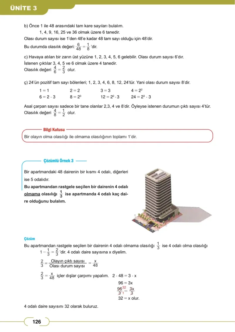 8. Sınıf Matematik Ders Kitabı Cevapları Meb Yayınları Sayfa 126