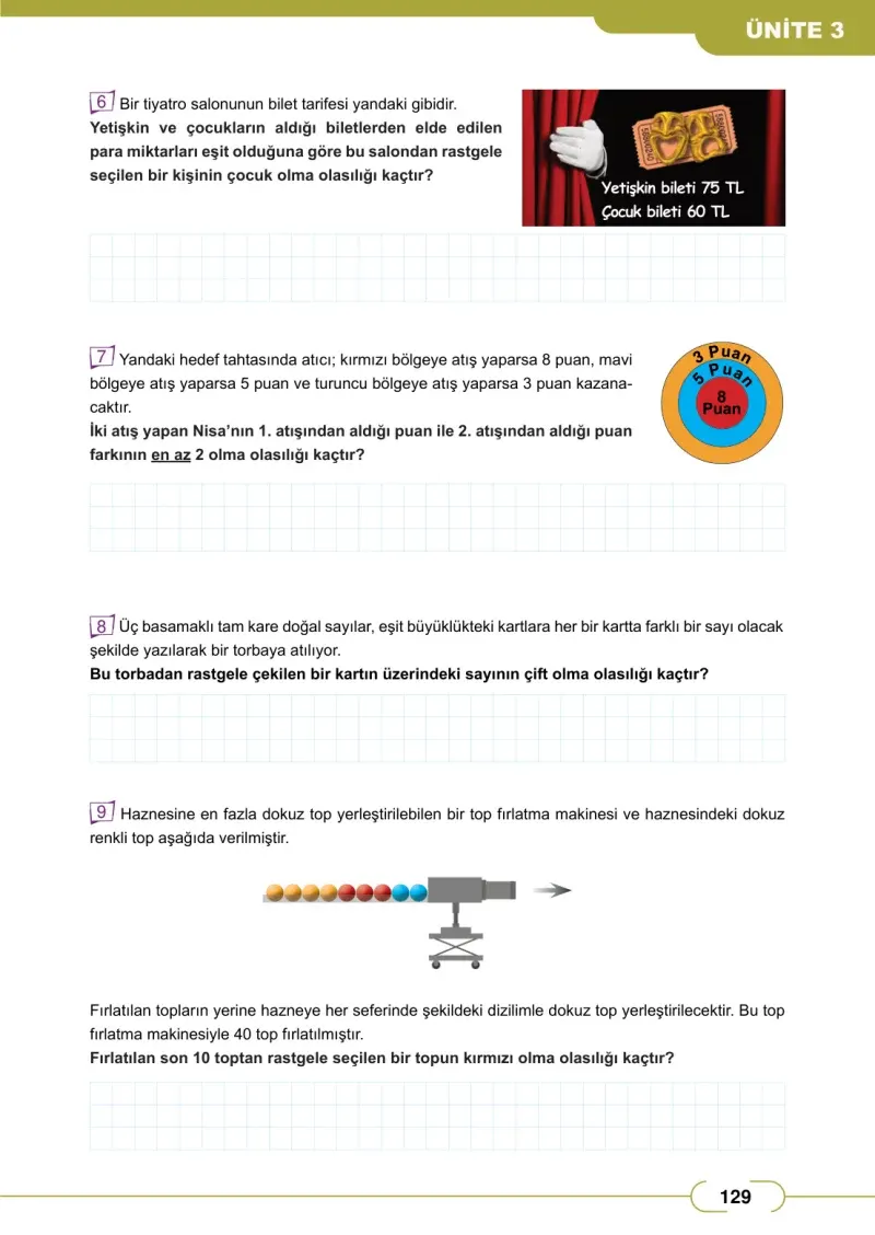8. Sınıf Matematik Ders Kitabı Cevapları Meb Yayınları Sayfa 129