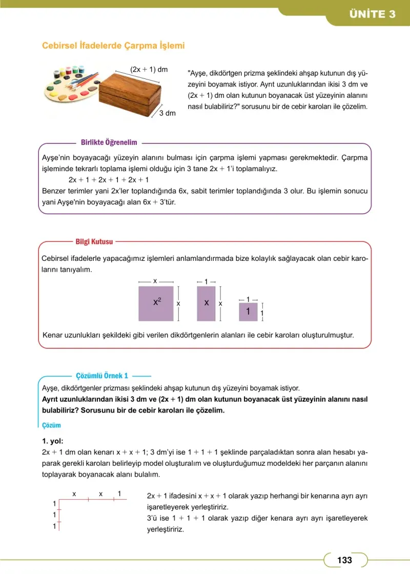 8. Sınıf Matematik Ders Kitabı Cevapları Meb Yayınları Sayfa 133