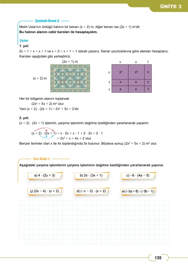 8. Sınıf Matematik Ders Kitabı Cevapları Meb Yayınları Sayfa 135
