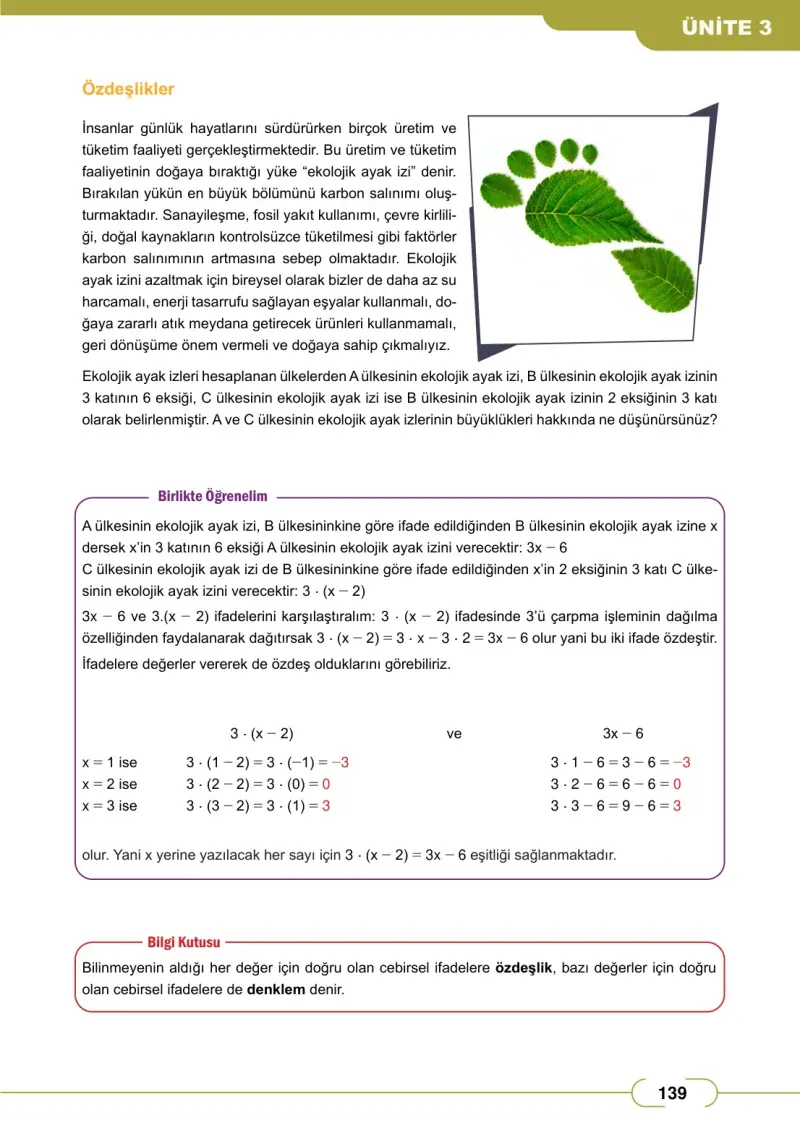 8. Sınıf Matematik Ders Kitabı Cevapları Meb Yayınları Sayfa 139