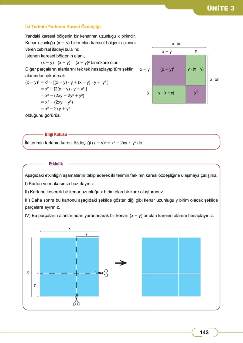 8. Sınıf Matematik Ders Kitabı Cevapları Meb Yayınları Sayfa 143