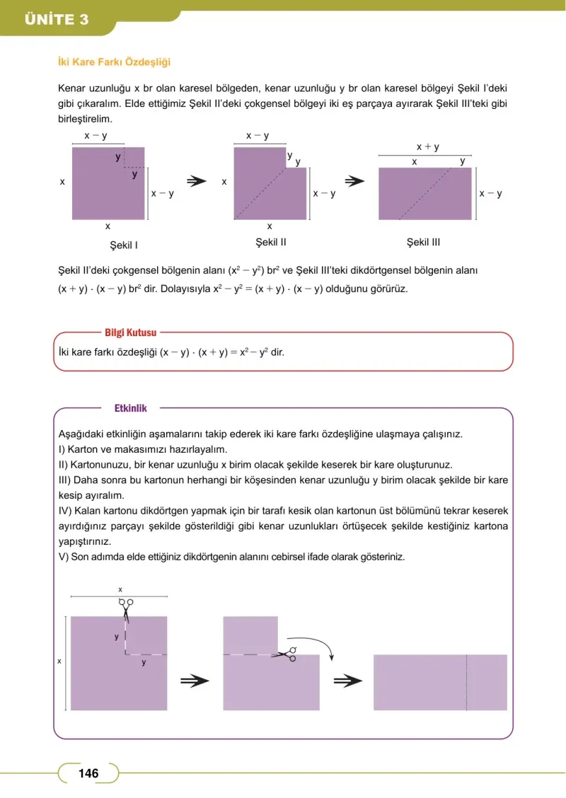 8. Sınıf Matematik Ders Kitabı Cevapları Meb Yayınları Sayfa 146