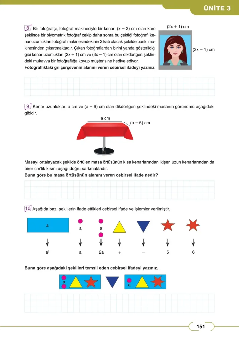 8. Sınıf Matematik Ders Kitabı Cevapları Meb Yayınları Sayfa 151