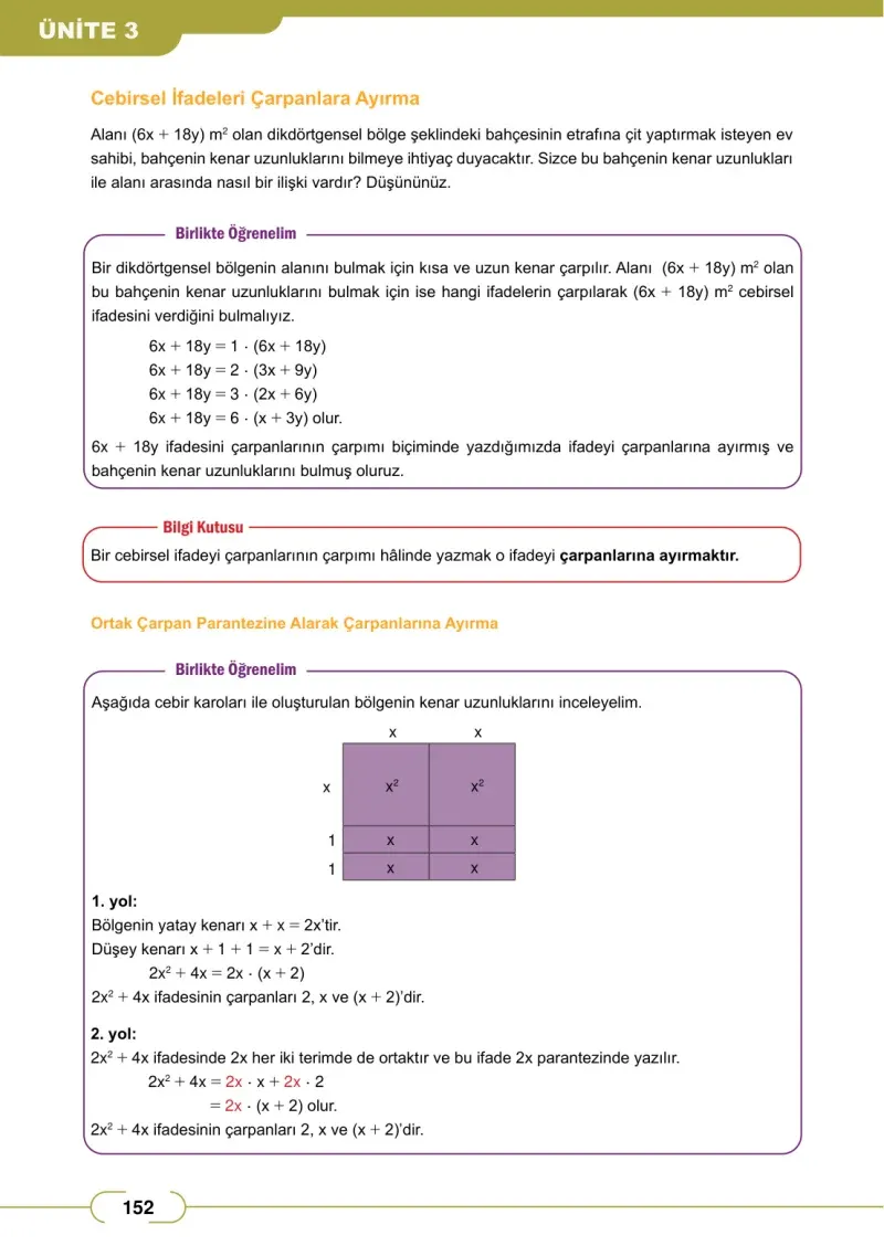 8. Sınıf Matematik Ders Kitabı Cevapları Meb Yayınları Sayfa 152