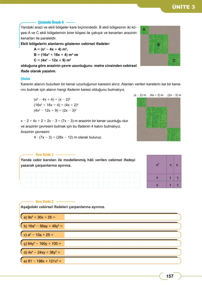 8. Sınıf Matematik Ders Kitabı Cevapları Meb Yayınları Sayfa 157
