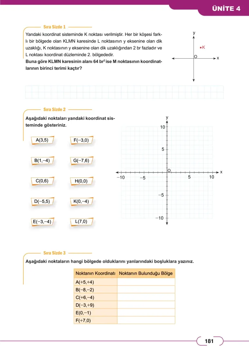 8. Sınıf Matematik Ders Kitabı Cevapları Meb Yayınları Sayfa 181