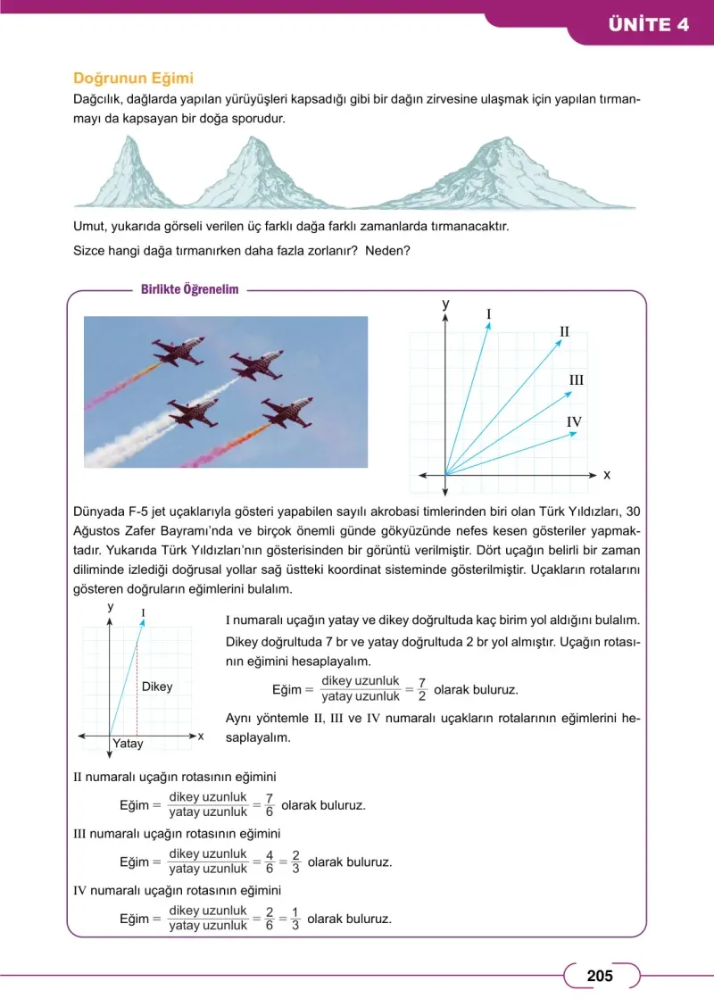 8. Sınıf Matematik Ders Kitabı Cevapları Meb Yayınları Sayfa 205