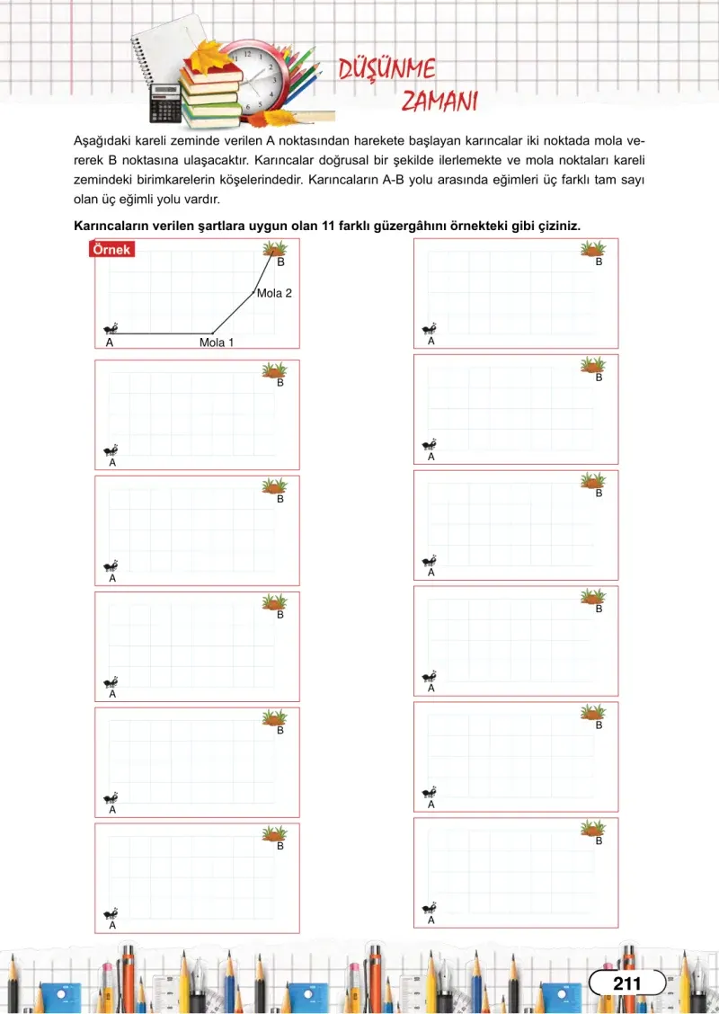 8. Sınıf Matematik Ders Kitabı Cevapları Meb Yayınları Sayfa 211