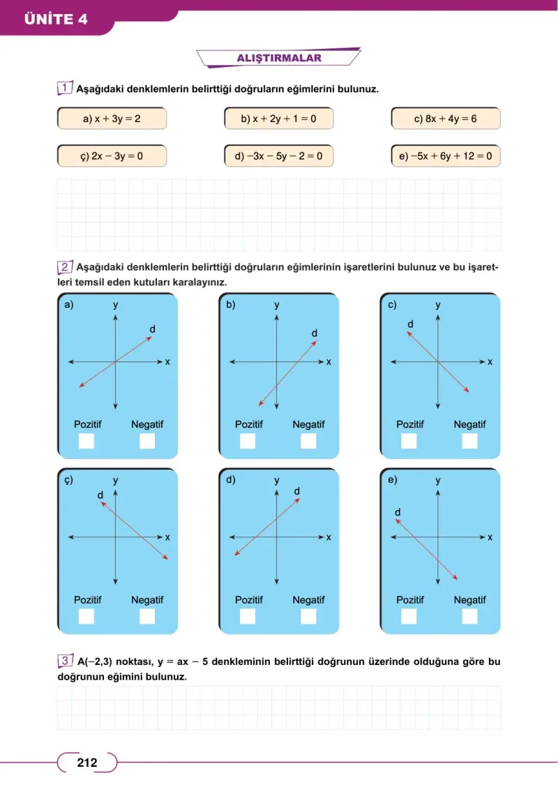 8. Sınıf Matematik Ders Kitabı Cevapları Meb Yayınları Sayfa 212