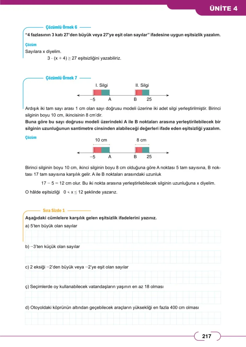 8. Sınıf Matematik Ders Kitabı Cevapları Meb Yayınları Sayfa 217