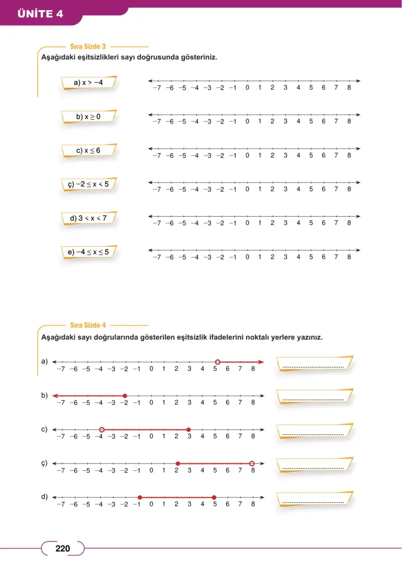 8. Sınıf Matematik Ders Kitabı Cevapları Meb Yayınları Sayfa 220