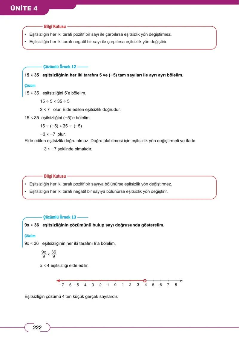 8. Sınıf Matematik Ders Kitabı Cevapları Meb Yayınları Sayfa 222
