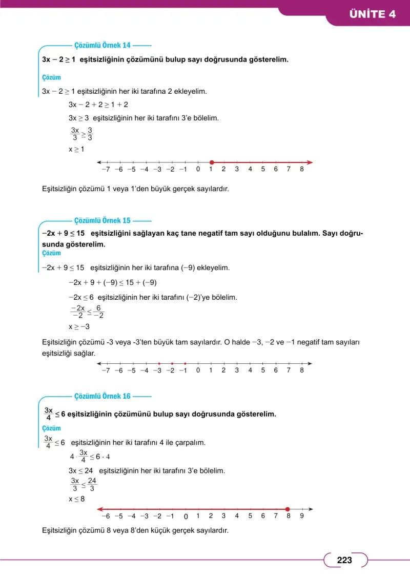 8. Sınıf Matematik Ders Kitabı Cevapları Meb Yayınları Sayfa 223