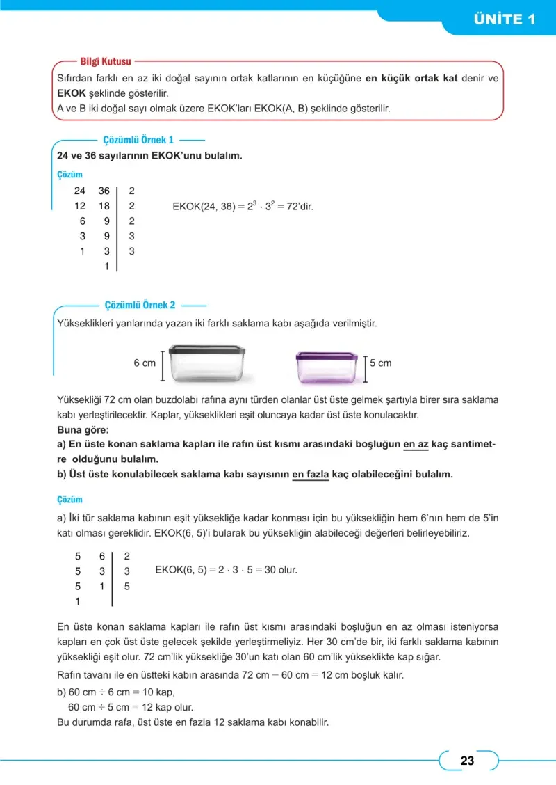 8. Sınıf Matematik Ders Kitabı Cevapları Meb Yayınları Sayfa 23