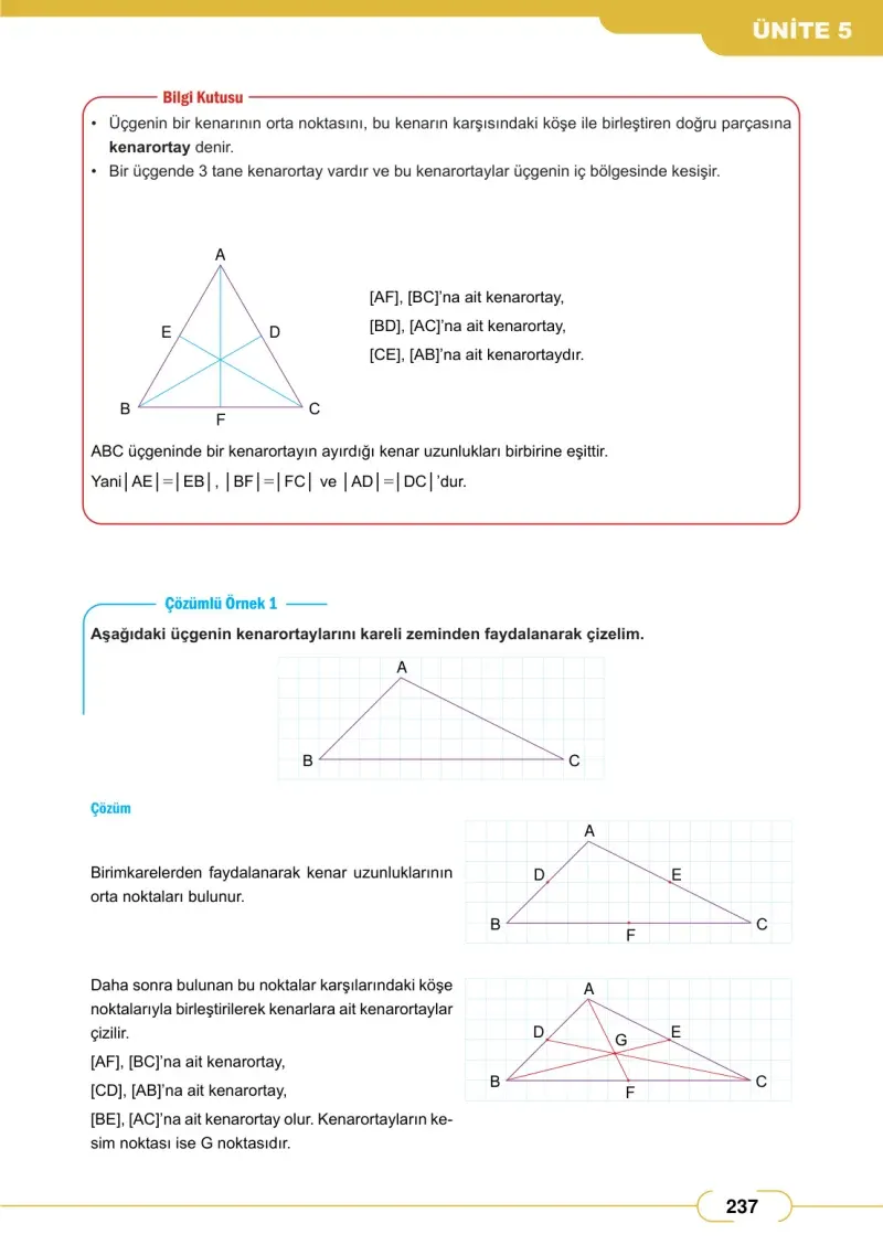 8. Sınıf Matematik Ders Kitabı Cevapları Meb Yayınları Sayfa 237
