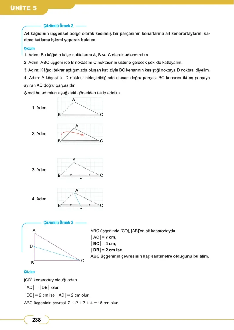 8. Sınıf Matematik Ders Kitabı Cevapları Meb Yayınları Sayfa 238