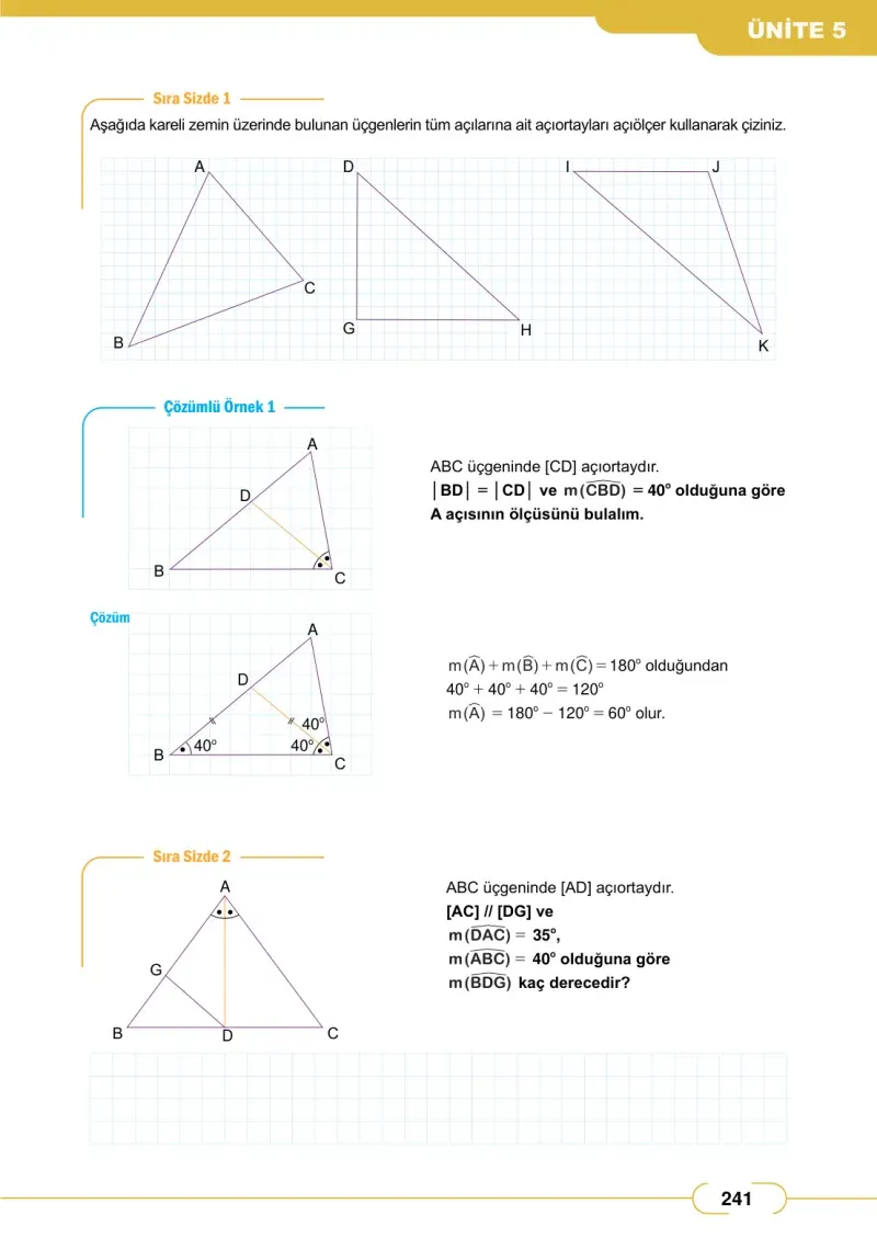 8. Sınıf Matematik Ders Kitabı Cevapları Meb Yayınları Sayfa 241