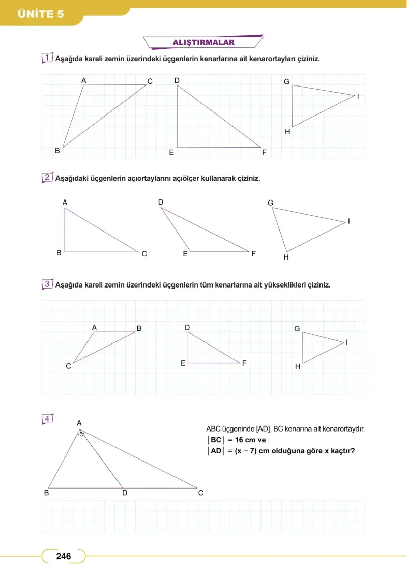 8. Sınıf Matematik Ders Kitabı Cevapları Meb Yayınları Sayfa 246