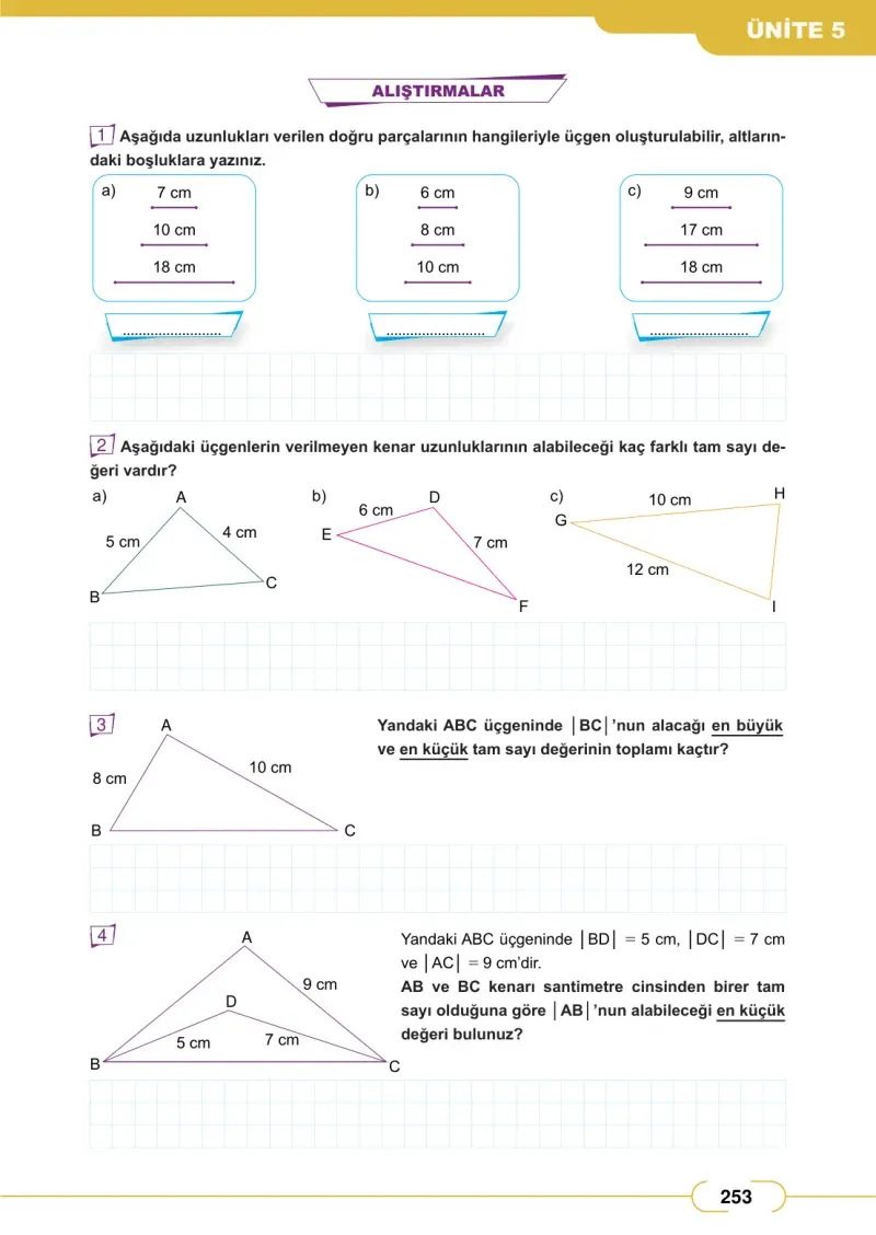 8. Sınıf Matematik Ders Kitabı Cevapları Meb Yayınları Sayfa 253