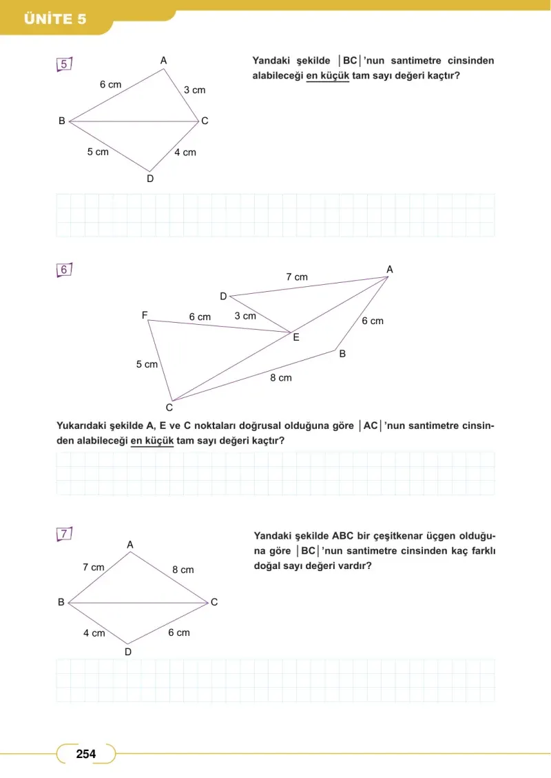 8. Sınıf Matematik Ders Kitabı Cevapları Meb Yayınları Sayfa 254