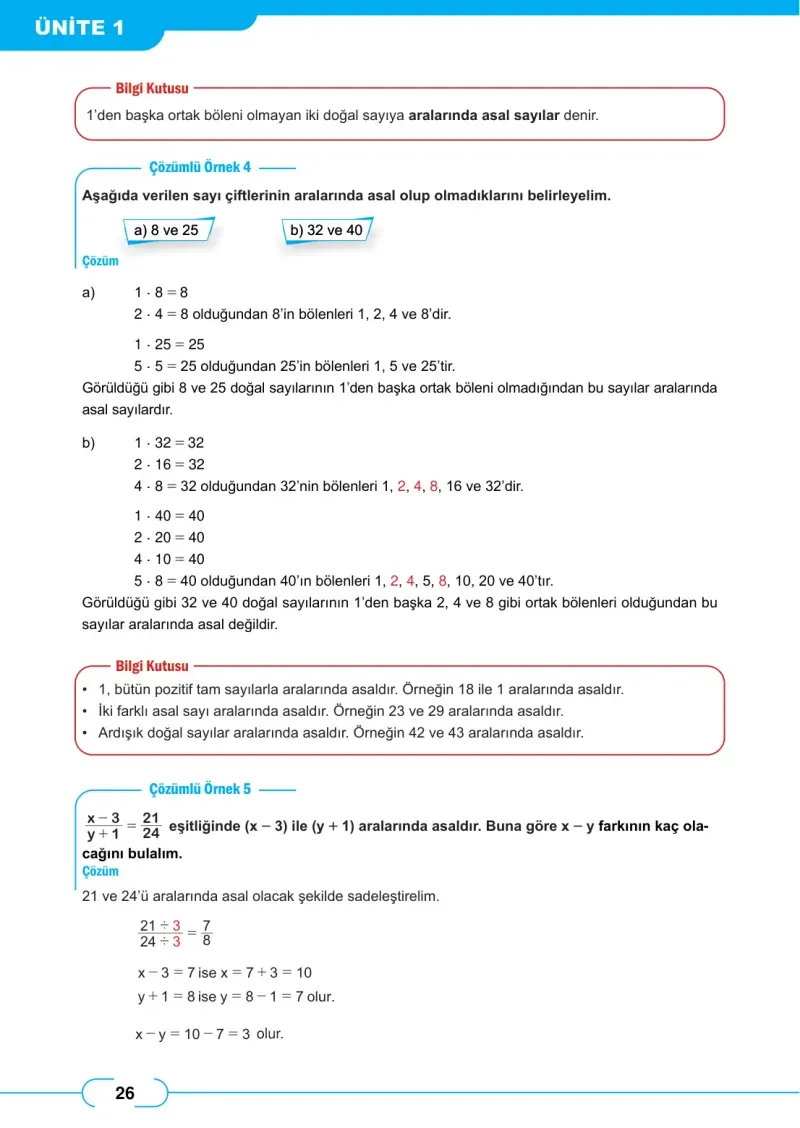 8. Sınıf Matematik Ders Kitabı Cevapları Meb Yayınları Sayfa 26