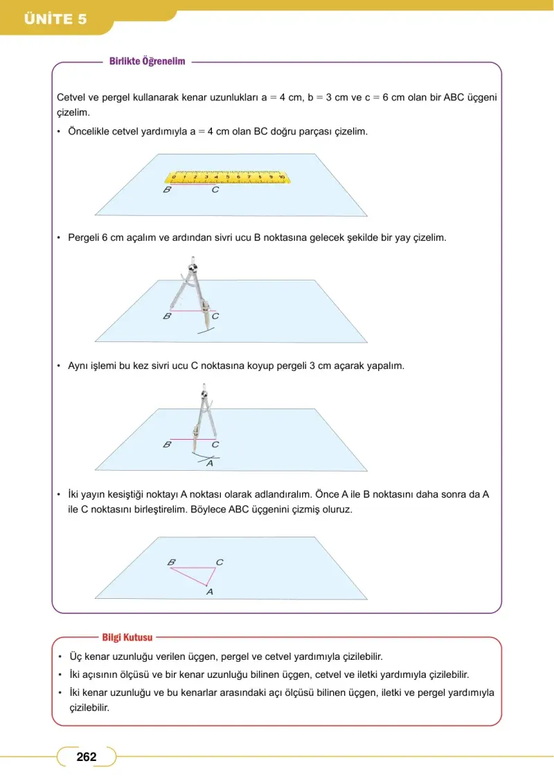 8. Sınıf Matematik Ders Kitabı Cevapları Meb Yayınları Sayfa 262