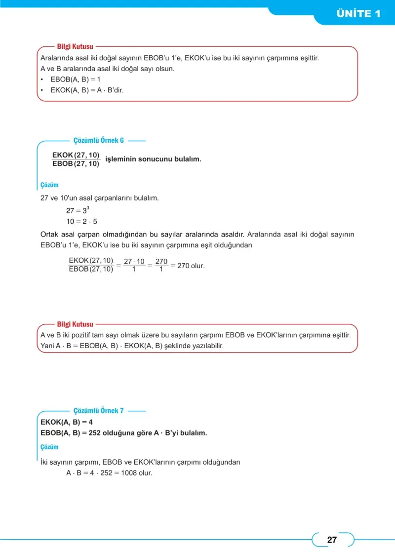 8. Sınıf Matematik Ders Kitabı Cevapları Meb Yayınları Sayfa 27
