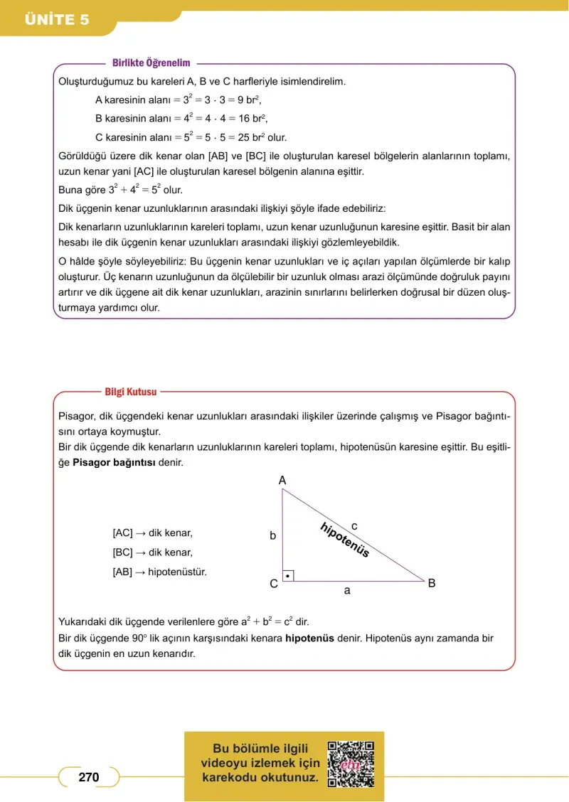 8. Sınıf Matematik Ders Kitabı Cevapları Meb Yayınları Sayfa 270