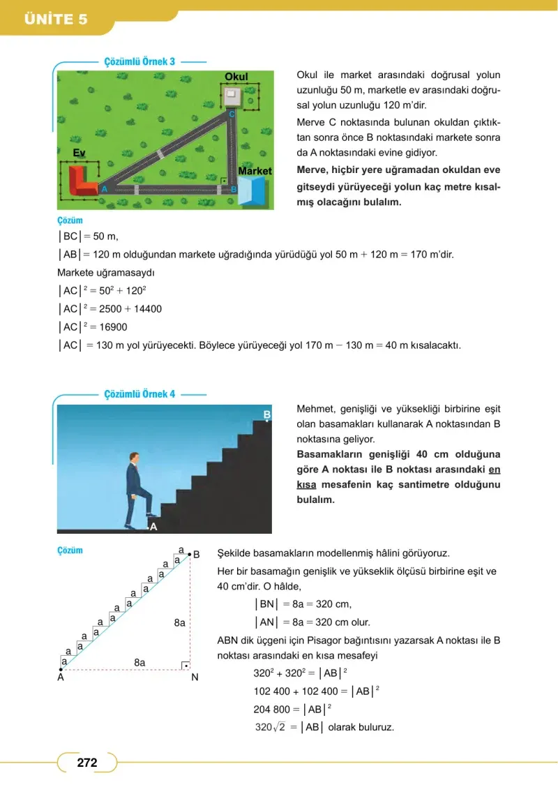 8. Sınıf Matematik Ders Kitabı Cevapları Meb Yayınları Sayfa 272