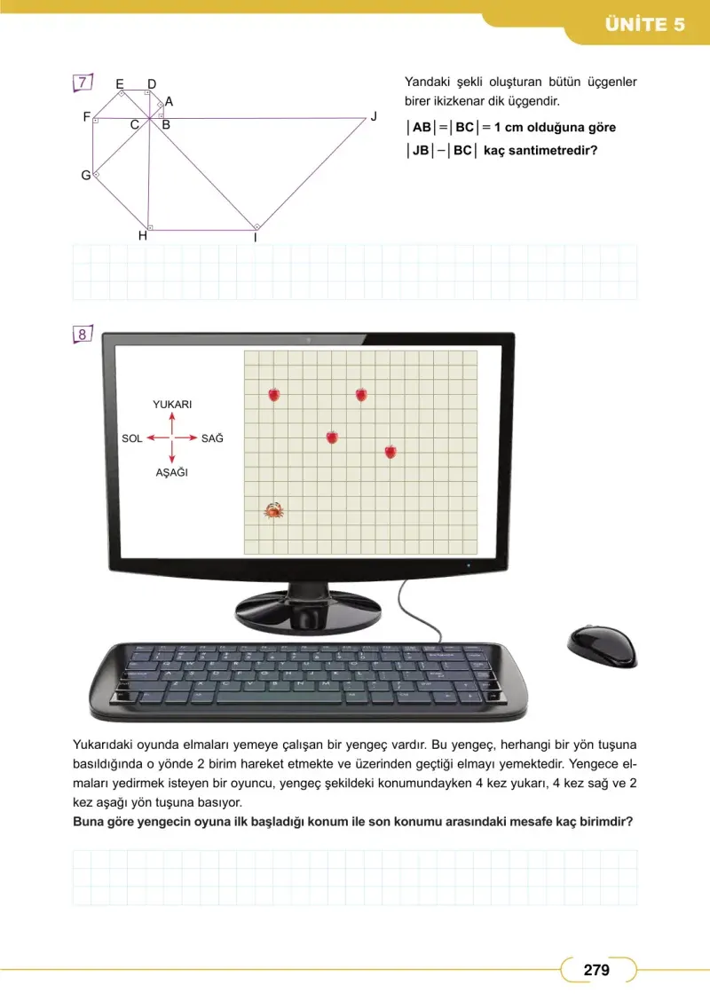 8. Sınıf Matematik Ders Kitabı Cevapları Meb Yayınları Sayfa 279