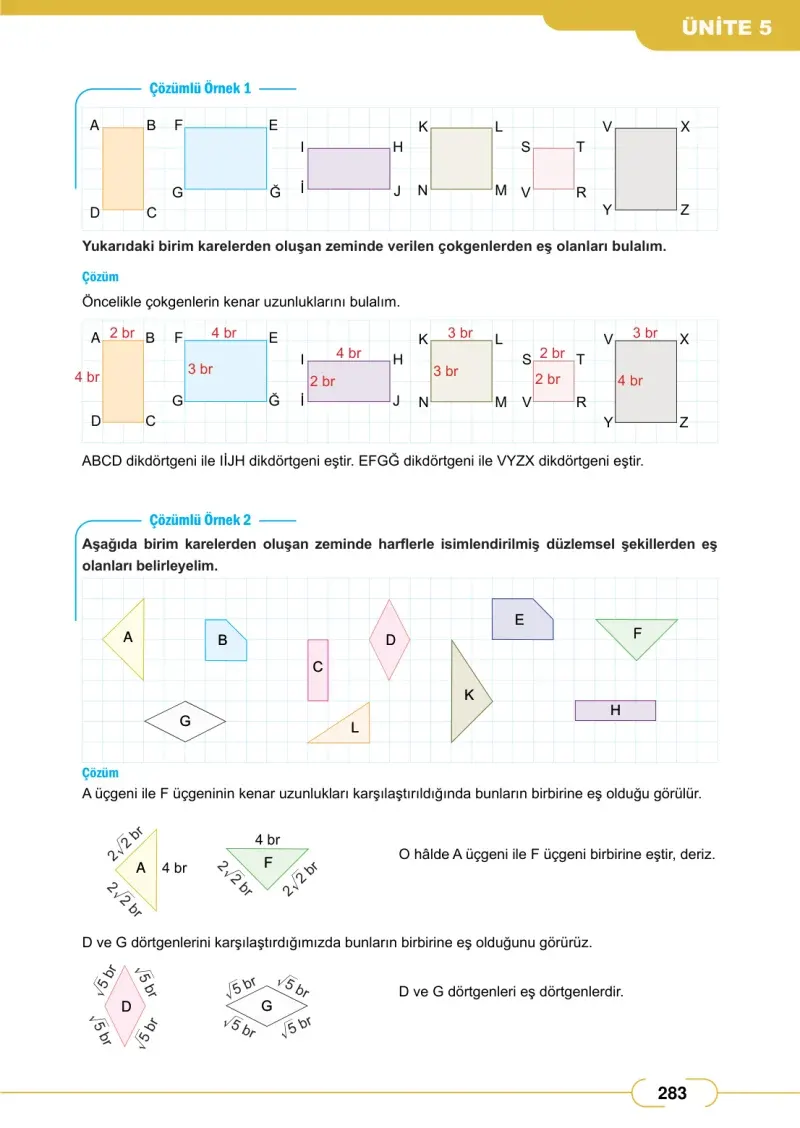 8. Sınıf Matematik Ders Kitabı Cevapları Meb Yayınları Sayfa 283