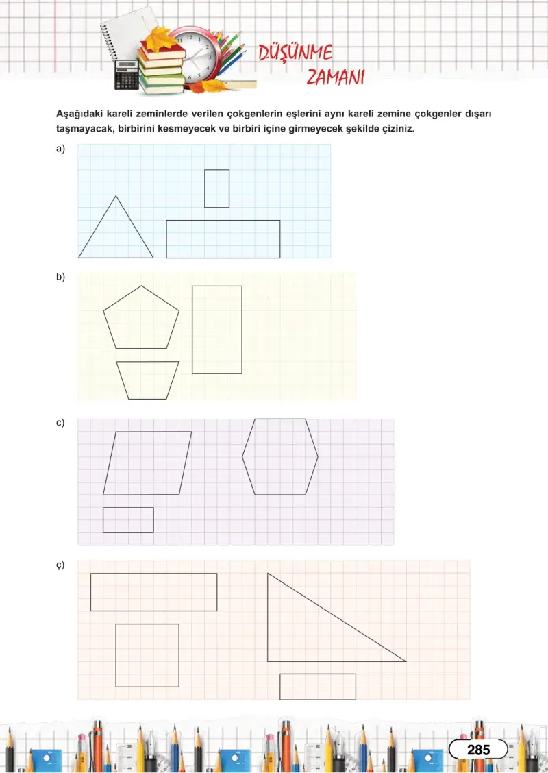 8. Sınıf Matematik Ders Kitabı Cevapları Meb Yayınları Sayfa 285