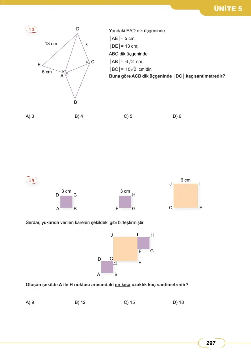 8. Sınıf Matematik Ders Kitabı Cevapları Meb Yayınları Sayfa 297