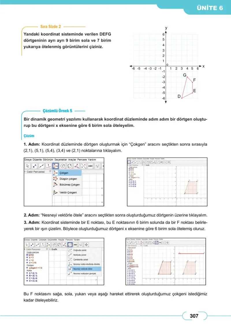 8. Sınıf Matematik Ders Kitabı Cevapları Meb Yayınları Sayfa 307