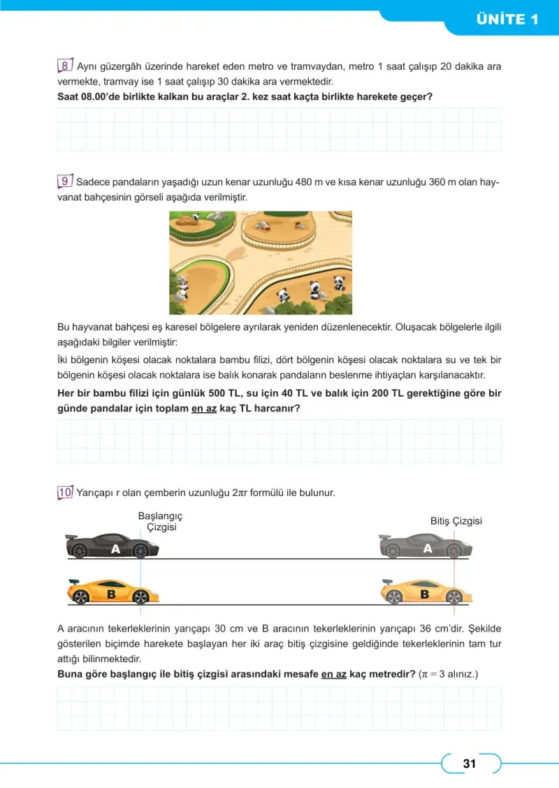 8. Sınıf Matematik Ders Kitabı Cevapları Meb Yayınları Sayfa 31