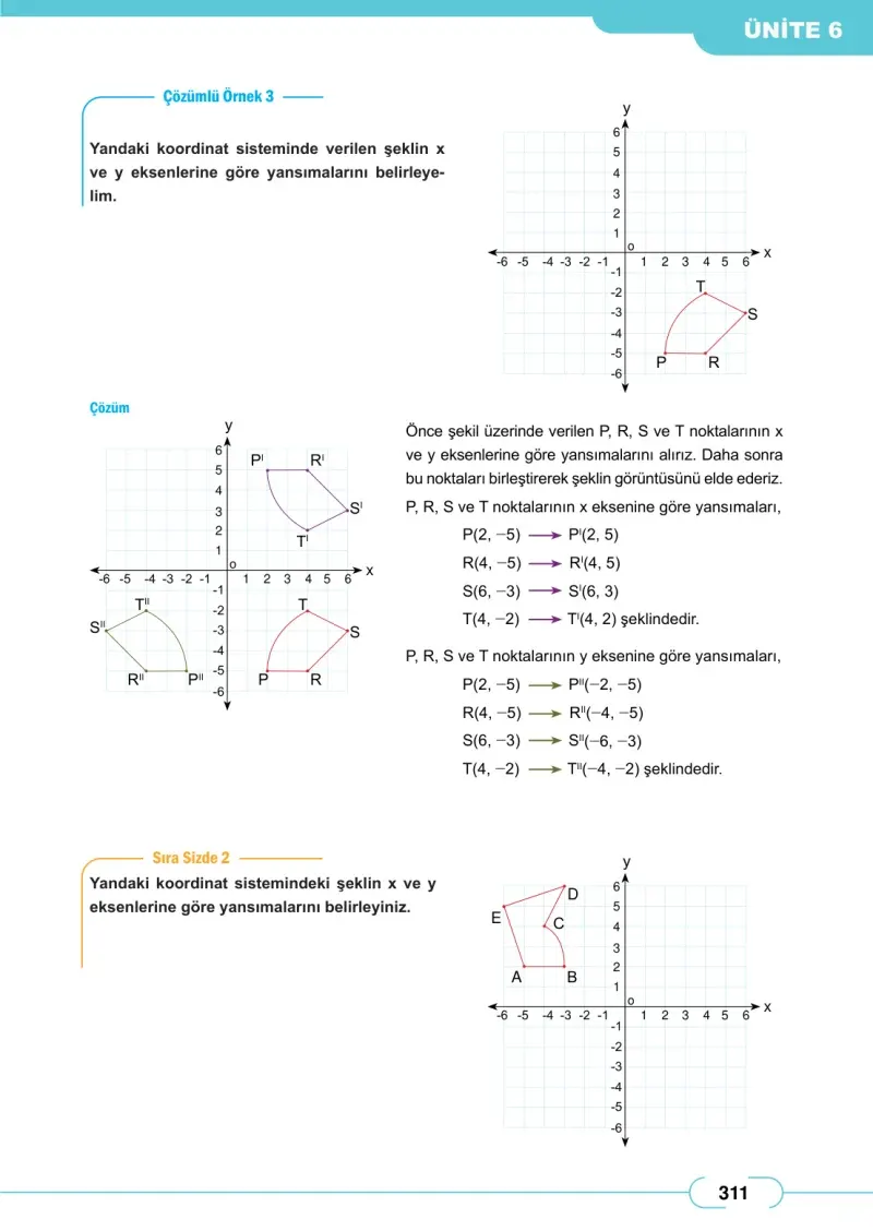8. Sınıf Matematik Ders Kitabı Cevapları Meb Yayınları Sayfa 311