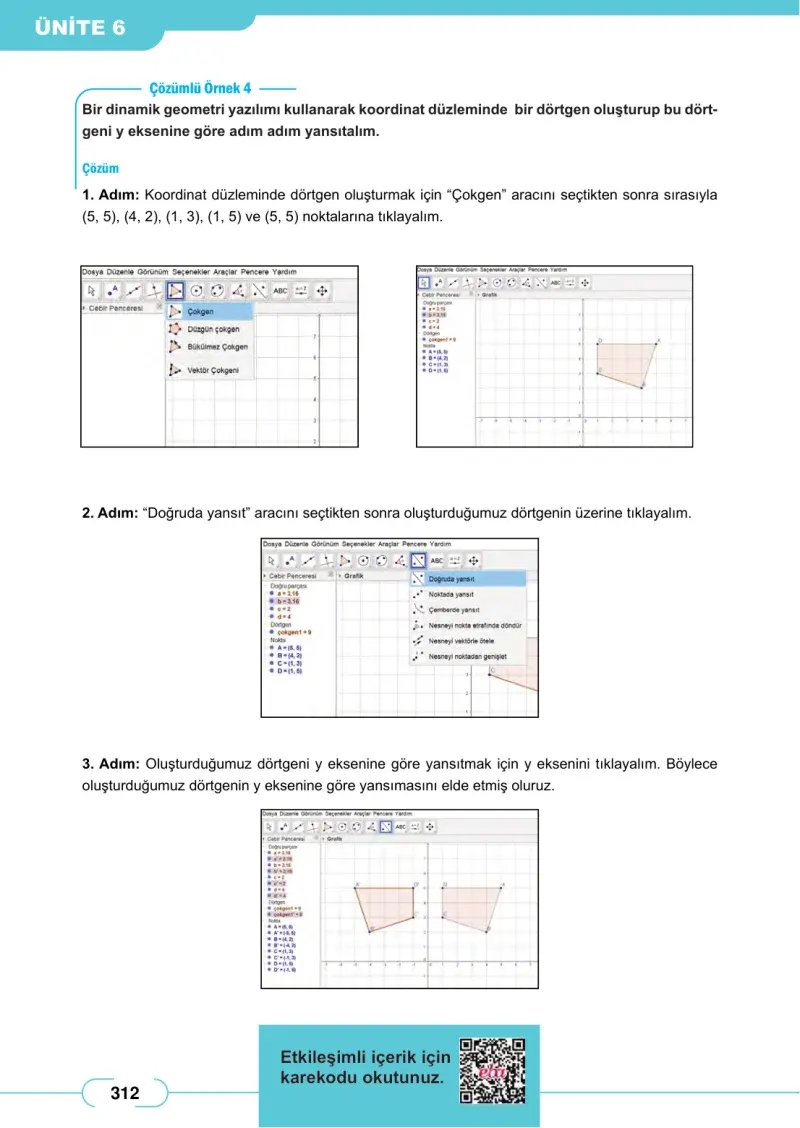 8. Sınıf Matematik Ders Kitabı Cevapları Meb Yayınları Sayfa 312