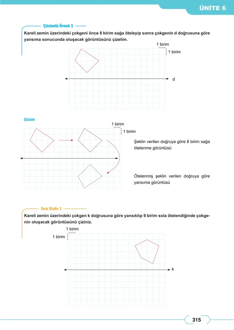 8. Sınıf Matematik Ders Kitabı Cevapları Meb Yayınları Sayfa 315