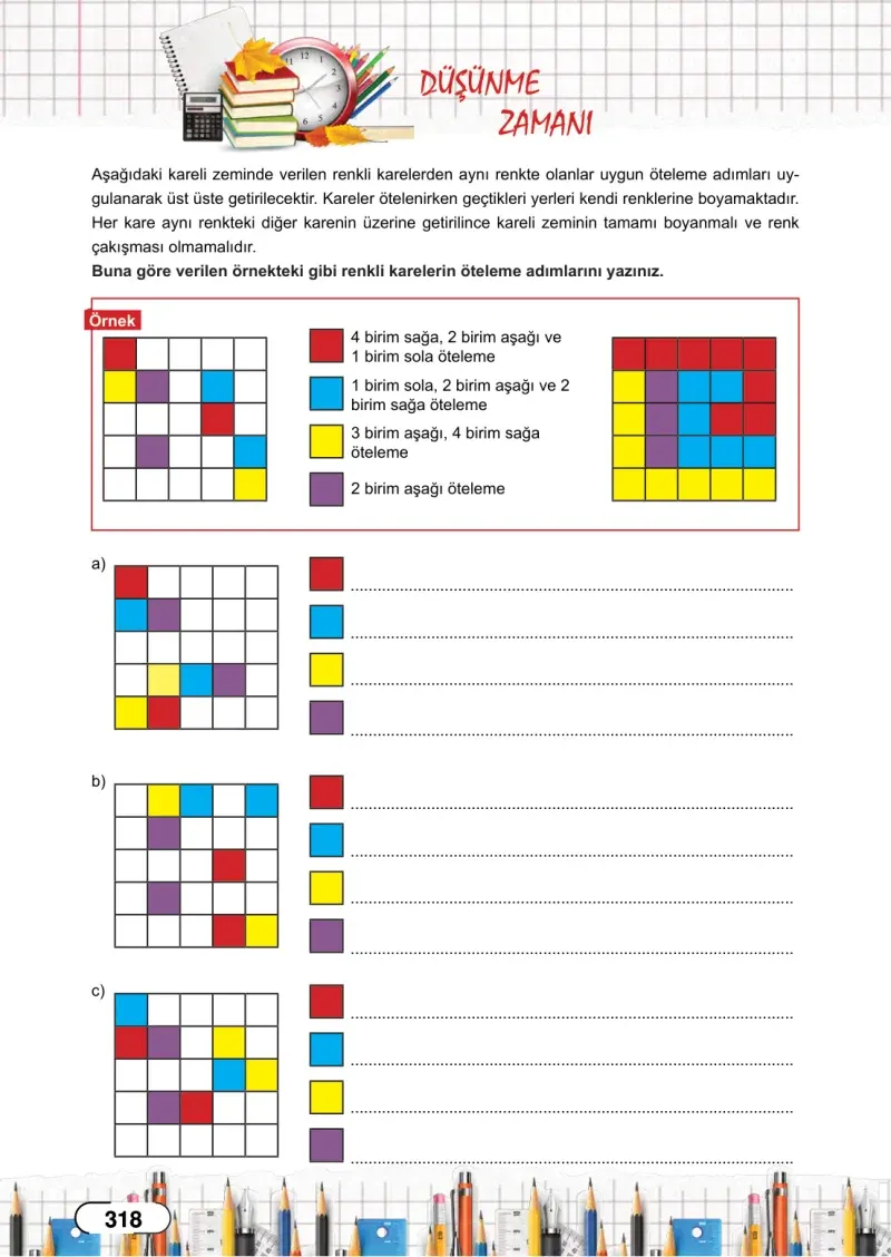 8. Sınıf Matematik Ders Kitabı Cevapları Meb Yayınları Sayfa 318