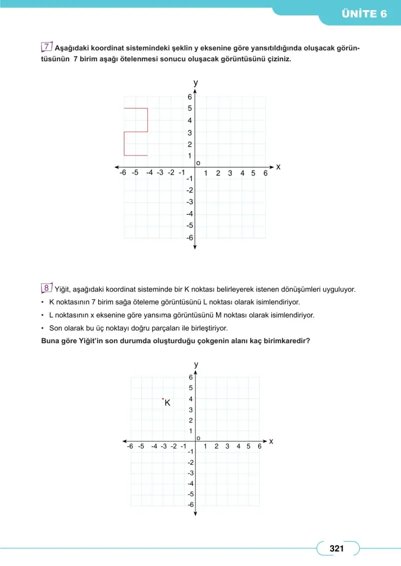 8. Sınıf Matematik Ders Kitabı Cevapları Meb Yayınları Sayfa 321