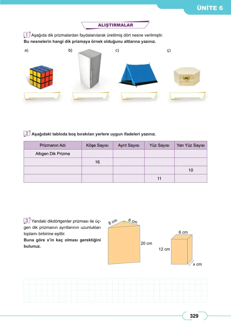 8. Sınıf Matematik Ders Kitabı Cevapları Meb Yayınları Sayfa 329