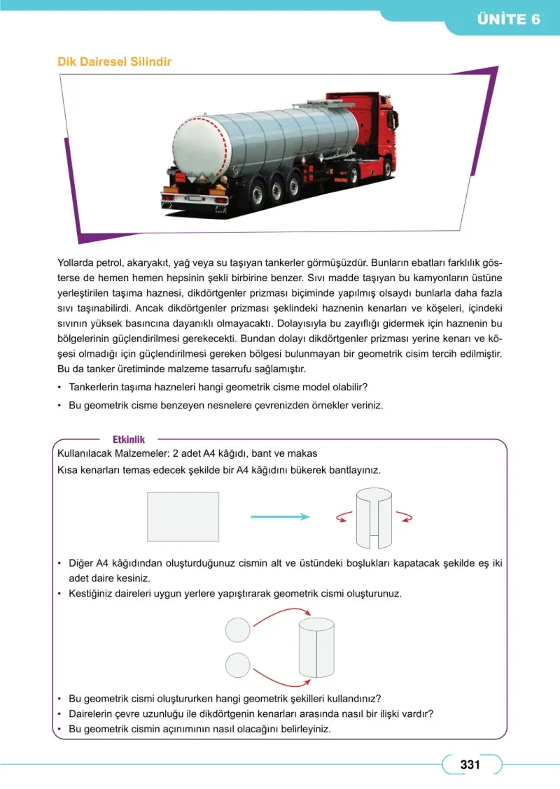 8. Sınıf Matematik Ders Kitabı Cevapları Meb Yayınları Sayfa 331